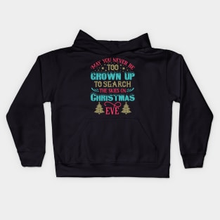 christmas eve Kids Hoodie